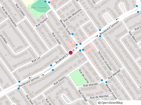 Location of les Assurances A.V. at 675 boulevard Samson, Laval