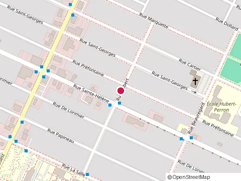 Location of les Ateliers la Joie de Créer at 1120 Rue Hubert, Longueuil