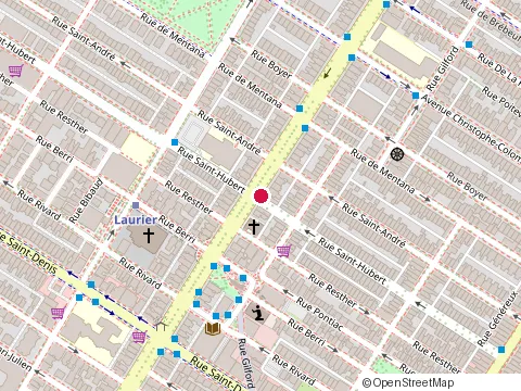 Location of les Avocats Dna Inc. at 751 boulevard Saint-Joseph E, Montréal