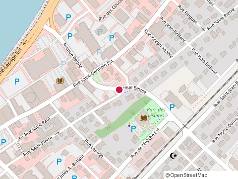 Location of les Baguettes en l'Air at 105 Rue Saint-Pierre, Rimouski