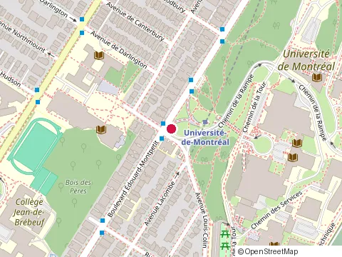 Location of les Bars Tendres at Pavillon J-A de Sève 2332 Boul. Édouard-Montpetit Bureau C-1509 Pavillon J-A de Sève, Montréal