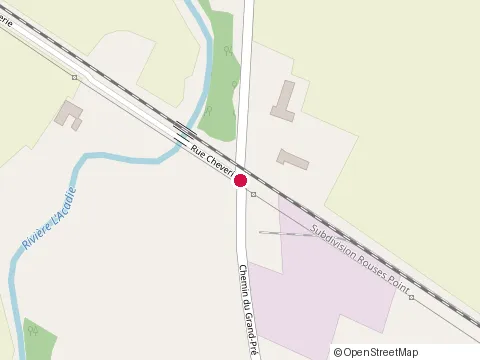 Location of les Bergeries de l'Acadie at 350 Chem. du Grand-Pré, Saint-Jean-sur-Richelieu