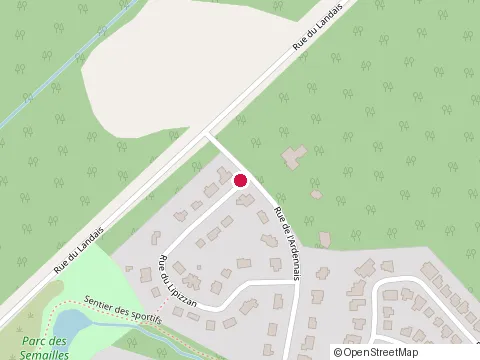 Location of les Broches Folles at 23 Rue du Lipizzan, Blainville