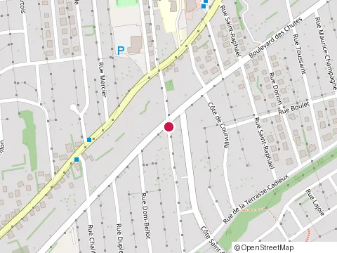 Location of les Cafés de Julie at 60 Côte St Grégoire, St Grégoire Québec