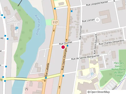 Location of les Centres Activities Physiques Rivière-du-Nord at 455 Rue Fournier, Saint-Jérôme