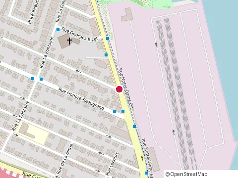Location of les Cliniques Toro Dr Inc at 7963 Notre-Dame St. East, Montréal