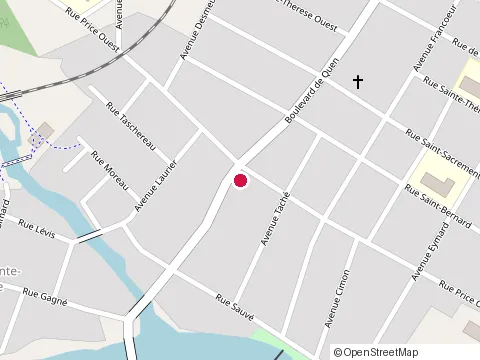 Location of les Colombes at 55 Boulevard de Quen, Alma