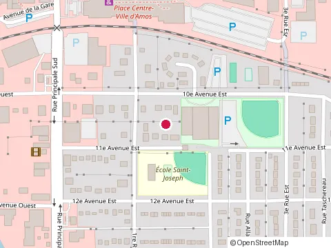 Location of les Comètes d'Amos at 182 10E Ave E, Amos