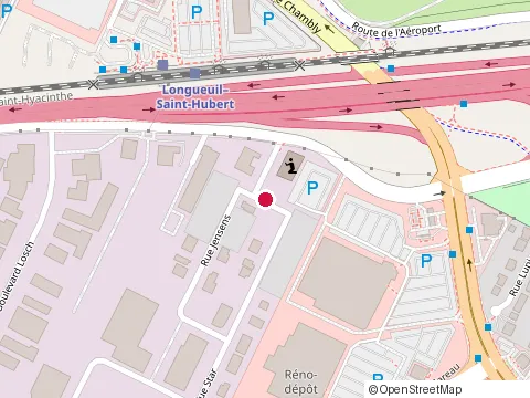 Location of les Condos Stars Inc at 2920 Rue Star, Saint-Hubert