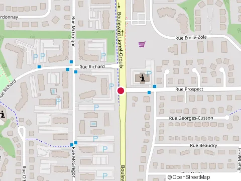 Location of les Construction Boreales at Rue Prospect C, Sherbrooke