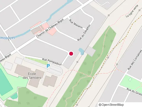 Location of les Construction Lr Chouinard Inc. at 1227 Rue Pompadour, Québec