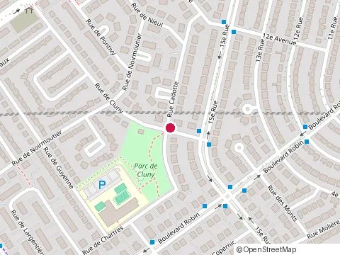 Location of les Constructions Amc Inc at 391 Rue de Cluny, Laval