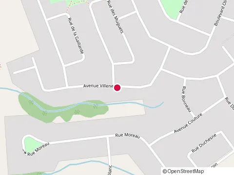 Location of les Constructions Auger Ouelette at 643 avenue Villeneuve, Roberval