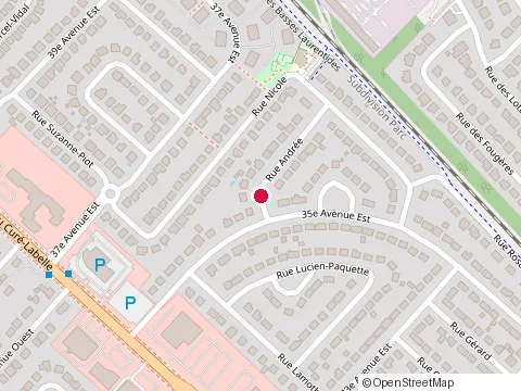 Location of les Constructions Azimuts Enr at 32 Rue Andrée, Blainville