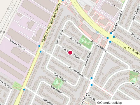 Location of les Constructions B.O.M.E.R. Inc. at 9270 Rue de Bastogne, Saint-Léonard