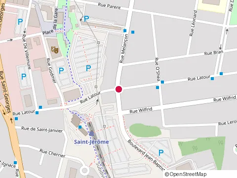 Location of les Constructions Boismenu at 357 Rue Latour, Saint-Jérôme