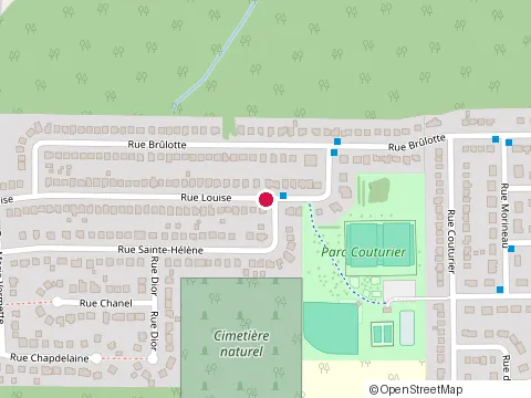 Location of les Constructions Claude Beauchesne at 1970 Rue Louise, Sherbrooke