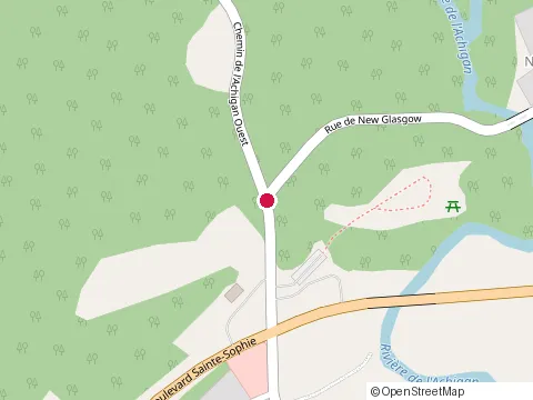 Location of les Constructions de la Seigneurie Côté at 635 chemin de l'Achigan O, Sainte-Sophie