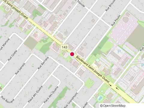 Location of les Constructions des Cartier at 477 Boulevard Saint-Joseph O, Drummondville