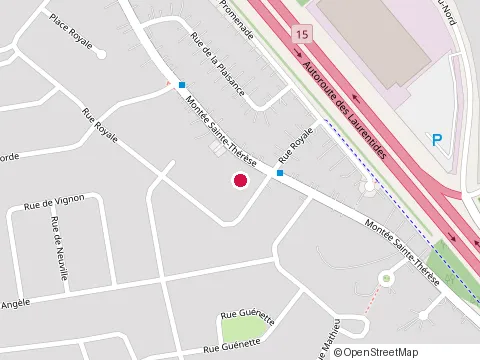 Location of les Constructions Donald Richer Inc at 948 Rue Royale, Saint-Jérôme