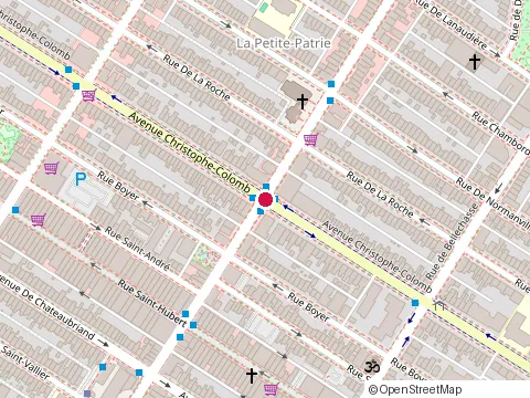 Location of les Constructions Dws at 6434 Avenue Christophe-Colomb, Montréal