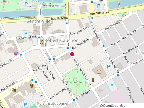 Location of les Constructions F Jean Inc at 50 Rue Jacques-Cartier, Salaberry-de-Valleyfield