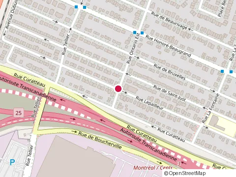 Location of les Constructions Hbel Inc at 1832 Rue Lepailleur, Montréal
