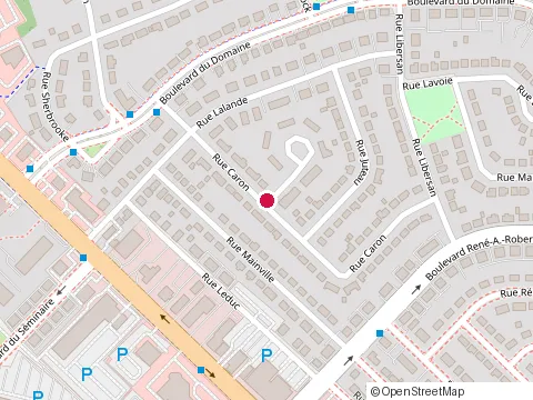 Location of les Constructions l.d.S.P at 60 Place Caron, Sainte-Thérèse