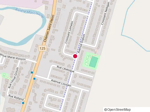 Location of les Constructions Langlois Marleau Inc. at 1448 Croissant Lemelin, Mascouche