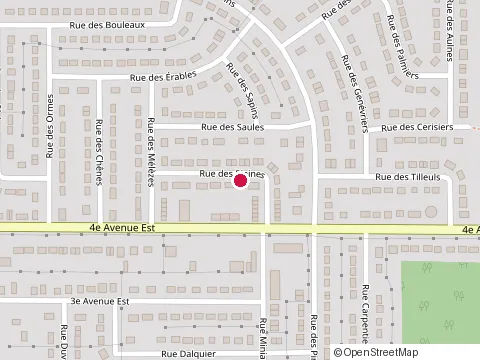 Location of les Constructions Latson at 592 Rue des Plaines, Amos