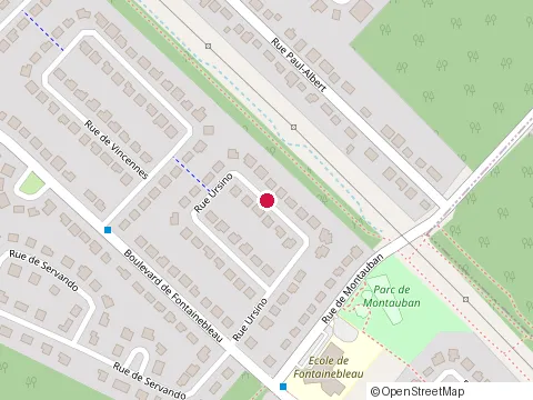 Location of les Constructions Legrand at Ursino, Blainville