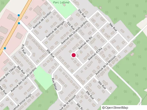 Location of les Constructions Luc Brodeur at 1992 avenue du Bic, Shawinigan