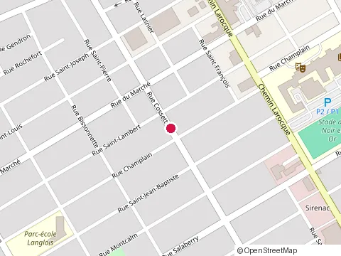 Location of les Constructions Lynch at 125 Rue Cossette, Salaberry-de-Valleyfield