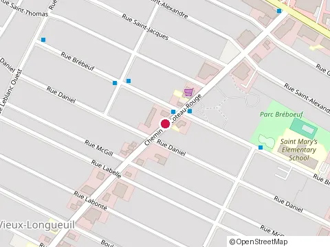 Location of les Constructions Oldek at 310 Chem. du Coteau-Rouge, Longueuil