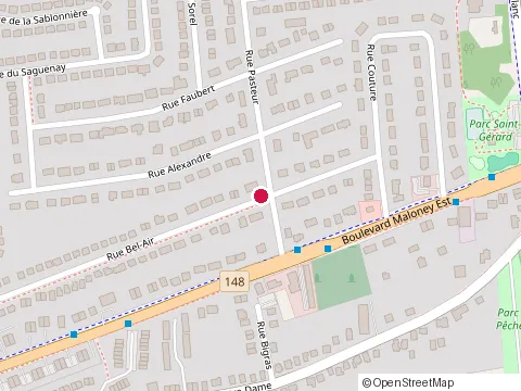 Location of les Constructions Pagé at 1096 Rue Bel-Air, Gatineau