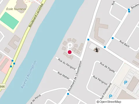 Location of les Constructions Prestige Francis Lauzon at 18 Rue Parmentier, Repentigny