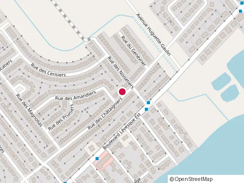 Location of les Constructions Riviera at 206 Rue des Noisetiers, Montréal
