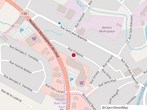 Location of les Constructions St-Gelais at 7 Paul-René Tremblay, Baie-Saint-Paul