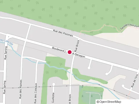 Location of les Constructions Summum at 253 Rue Brock, Cowansville