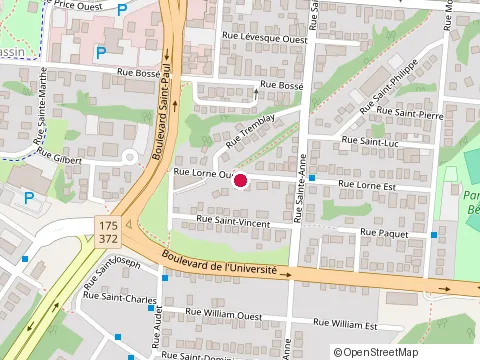 Location of les Constructions Tremtech Inc at 60 Rue Lorne O, Chicoutimi