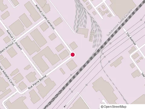 Location of les Constructions Triangle Inc at 9255 Rue Pierre-Bonne, Montréal