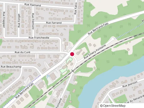 Location of les Constructions U.P Inc at 733 Rue du Curé, Sherbrooke