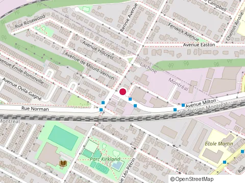 Location of les Constructions Visions Anc Inc at 111 avenue Milton, Lachine