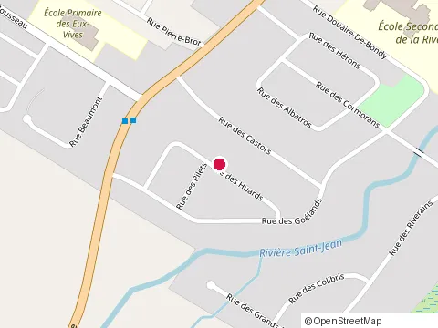 Location of les Constructions Yannick Cloutier at 38 Rue des Huards, Lavaltrie