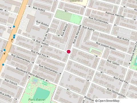 Location of les Contructions Cfk at 3105 Rue Taillon, Montréal