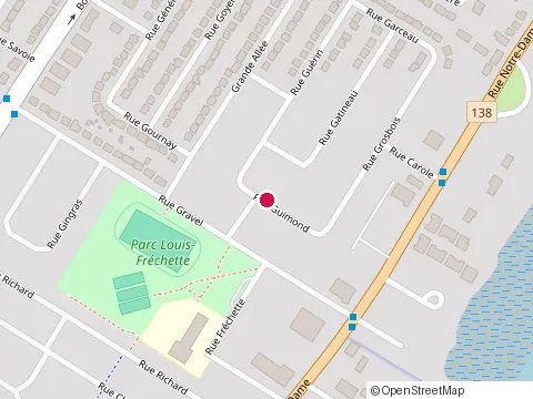 Location of les Cristallins Sur Golf at 34 Rue Guimond, Repentigny