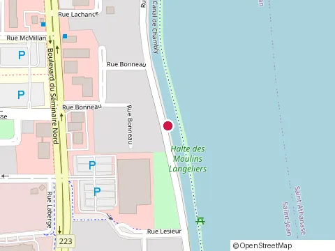 Location of les Crucifix Guimont Perreault at 355 2E Avenue, Saint-Jean-sur-Richelieu