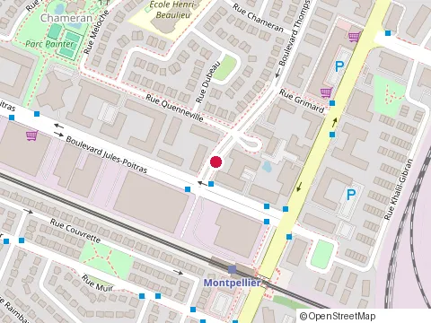 Location of les Delices Camerounais at 360 boulevard Thompson, Saint-Laurent