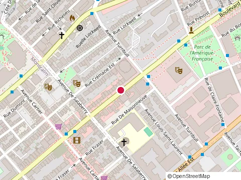 Location of les Délices de l'Inde at 56 boulevard Rene Levesque O, Qubec