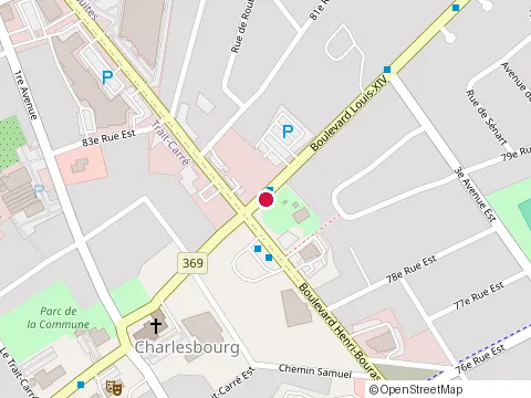 Location of les Denturologistes Béliveau at 780 boulevard Louis-Xiv, Québec